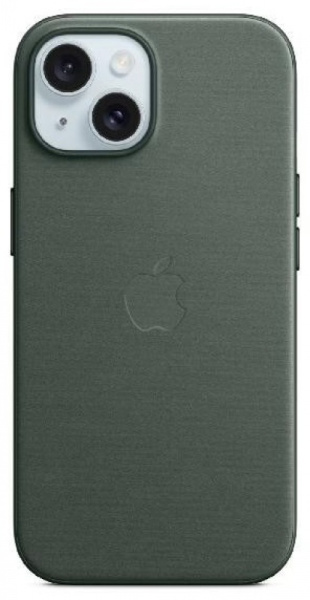 Чехол Apple iPhone 15 FineWoven Case with MagSafe (Evergreen)