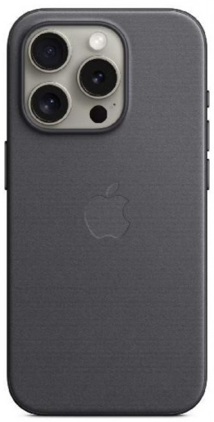 Чехол Apple iPhone 15 Pro Max FineWoven Case with MagSafe (Black)