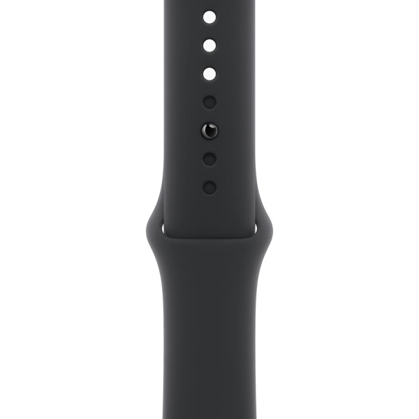 Apple Watch Series 11 42mm Aluminum Space Gray Case Black Sport Band S/M